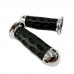 Ручки руля 22 мм на скутер XL-22 резиновые черные, (к-т 2 штуки)