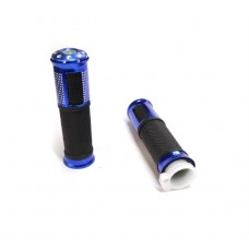 Ручки керма на скутер алюмінієві з начинкою газу, сині