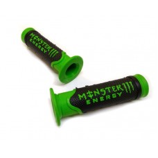 Ручки на мотоцикл Монстр зеленого кольору, модель 001