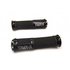 Ручки керма на скутер Yamaha, гумові з алюмінієвими наконечниками (к-т 2 штуки)