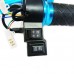 Ручка акселератора для електротранспорту 24V/36V/48V/64V/72V/84V (вперед-назад + круїз-контроль), чорно-синя (к-т 2 штуки)