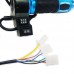 Ручка акселератора для електротранспорту 24V/36V/48V/64V/72V/96V (3 швидкості + круїз-контроль), чорно-синя (к-т 2 штуки)