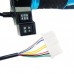 Ручка акселератора для електротранспорту 24V/36V/48V/64V/72V/84V (3 швидкості + вперед-назад), чорно-синя (к-т 2 штуки)