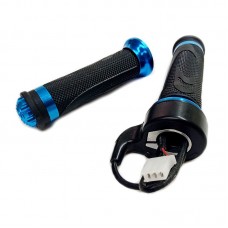 Ручка акселератора електровелосипеда, синього кольору (к-т 2 шт)