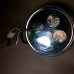 Фара диодная со светотеневой границей металлическая,  хромированная (JH CY1202)
