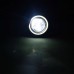 LED фара з ангельським оком U7 чорна, (біле ангельське око)