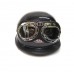 Мотокаска немецкая карбон с очками MoтоTech, размер L