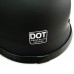 Каска немецкая черная матовая DOT 108, размер 2XL