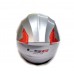 Открытый шлем LSG-858 с очками, серебро, размер S-M