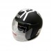 Шлем без челюсти чёрный матовый 868А (№ 93), размер L