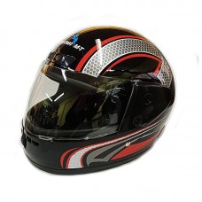 Мотошолом інтеграл, чорний 