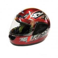 Шлем  интеграл, красный