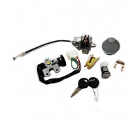 Замок зажигания на скутер Viper Wind QT-50 cc, 4T (личинка, крышка бака)