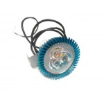 Светодиодная подсветка "Led фара" синяя (3 диода с радиатором) JC-956