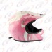 Кросовий шолом KY-B12A рожевий з білим, розмір S
