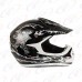 Шлем кроссовый COM  QL-B07 чёрный с рисунком