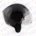 Шлем для скутера DVKmoto -55 черный, размер S   дополнительное стекло антискраб