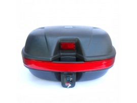 Кофр для скутера  LX-2001 черный матовый (съемный, на 2 шлема)