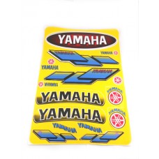 Наклейки на скутер Yamaha, жовта