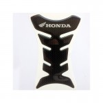 Наклейка на бак мотоцикла "Honda" карбон (М-479)