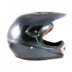 Кроссовый шлем Snauzer 803, цвет карбон