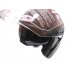 Шлем для скутера с очками OF-512 черный, размер L