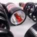 Газовые амортизаторы на мотоцикл  регулируемые с подкачкой  340мм , цвет - черный