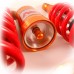 Газовые амортизаторы на мотоцикл  регулируемые с подкачкой  340мм , цвет - красный 