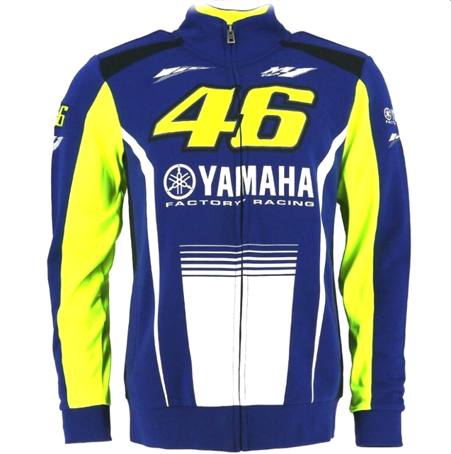 Кофта спортивная Yamaha VR46 синяя, размер M
