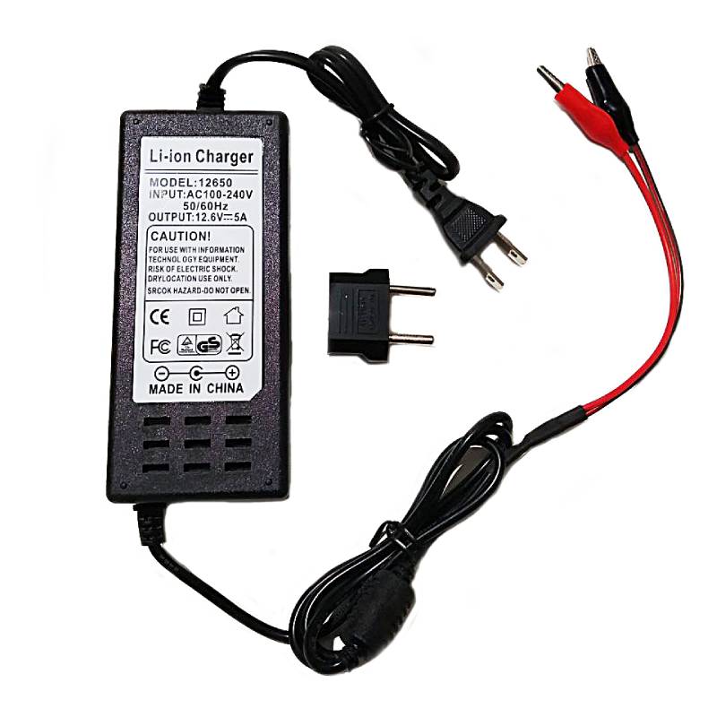 Зарядное устройство для Li-ion аккумулятора 3S, 12.6v 5A (щупы крокодилы)