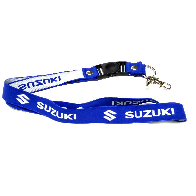 Шнурок на шию для ключів Suzuki, синій 011