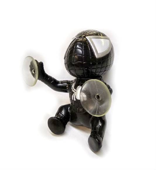 Іграшка Людина павук  на присосках, чорного кольору