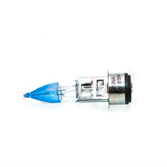 Лампа фари 12v35 / 35w BA20D Blue (Ява, мопед) галоген