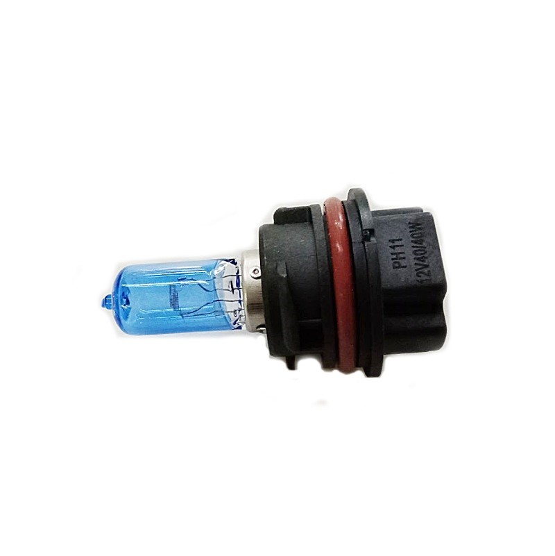 Лампа фары на скутер Honda AF-34, AF-35, AF-48, AF-56, AF-62 12v40/40w PH-11 (с патроном, синяя) 