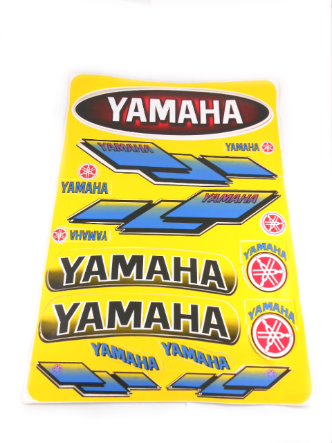 Наклейки на скутер Yamaha, желтая