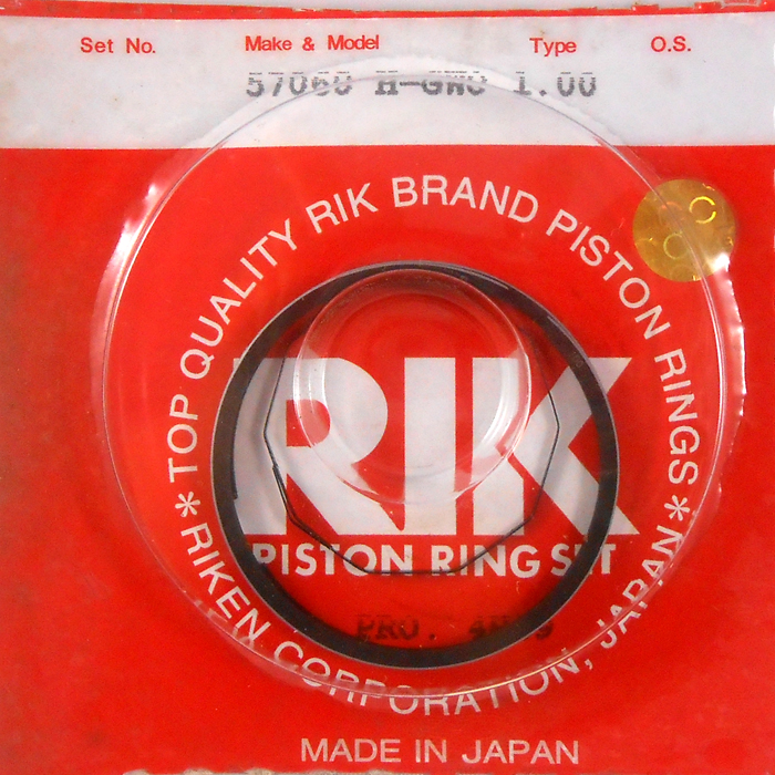 Поршневые кольца на Ямаху JOG-50 d=41 мм,  RIK