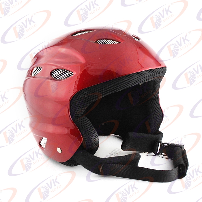 Открытый шлем DVKmoto  QL-632 abs красный размер L